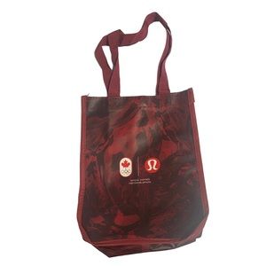 Red and Black Camo Lululemon Bag